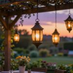 wiszące lampy ogrodowe