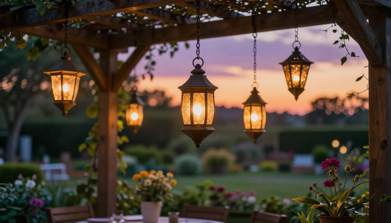 Wiszące lampy ogrodowe jak wybrać i zamontować
